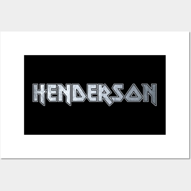 Heavy metal Henderson Wall Art by KubikoBakhar